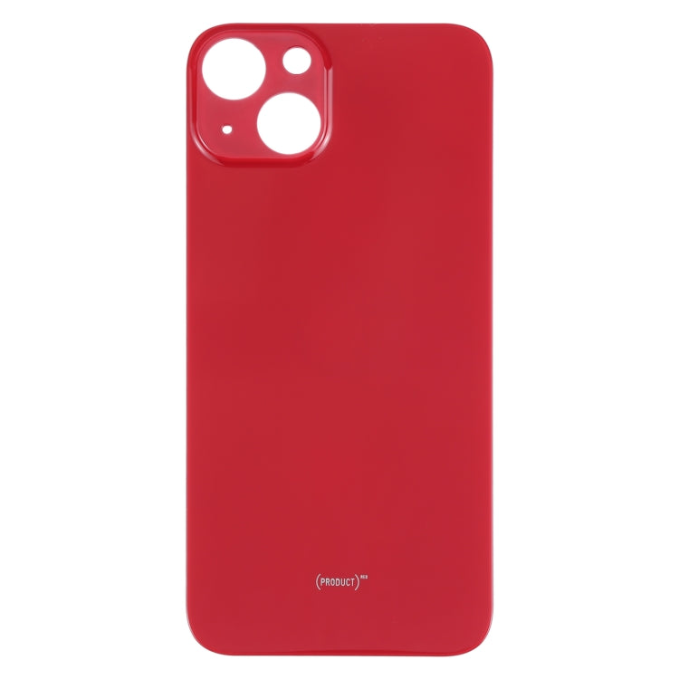 Easy Replacement Big Camera Hole Glass Back Battery Cover for iPhone 13(Red) - Back Cover by PMC TechLife | Online Shopping South Africa | PMC TechLife | Buy Now Pay Later Mobicred