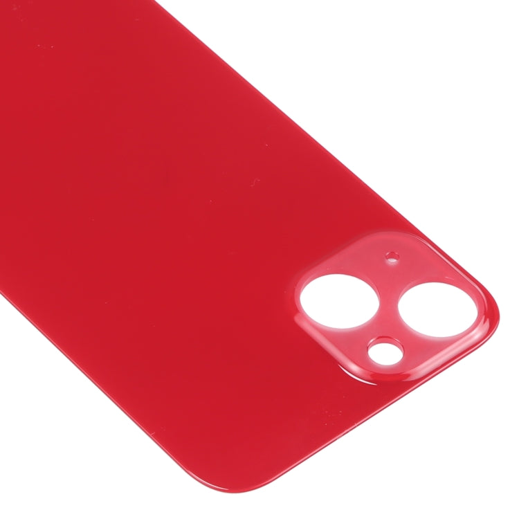 Easy Replacement Big Camera Hole Glass Back Battery Cover for iPhone 13(Red) - Back Cover by PMC TechLife | Online Shopping South Africa | PMC TechLife | Buy Now Pay Later Mobicred