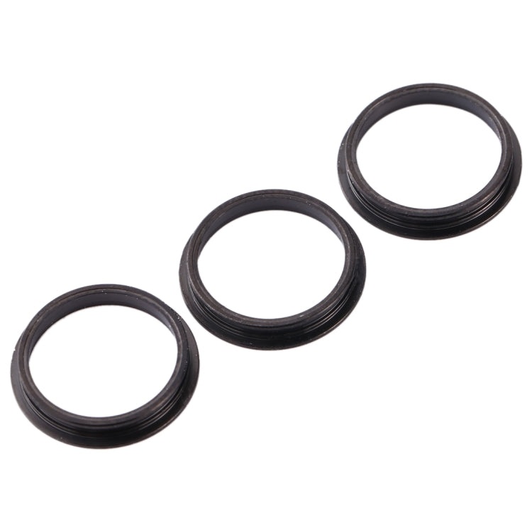 3 PCS Rear Camera Glass Lens Metal Protector Hoop Ring for iPhone 11 Pro & 11 Pro Max(Grey) - Camera Series by PMC TechLife | Online Shopping South Africa | PMC TechLife