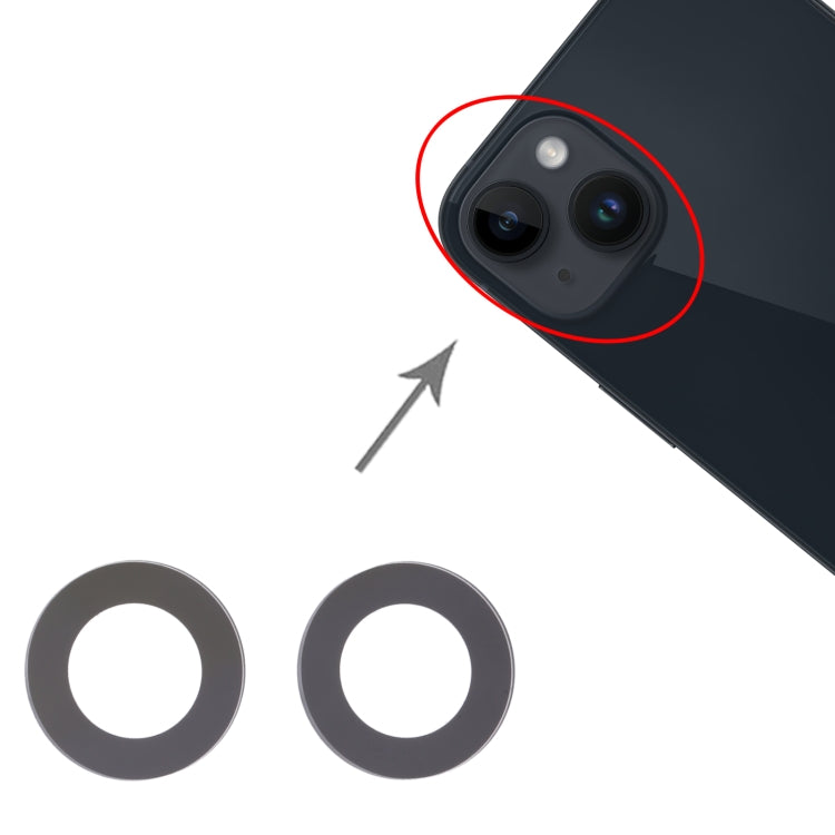 For iPhone 14 Back Camera Lens -  by PMC TechLife | Online Shopping South Africa | PMC TechLife