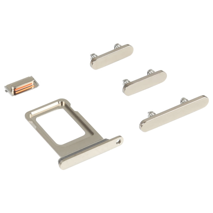 SIM Card Tray + Side Keys for iPhone 14 Pro Max(Gold) -  by PMC TechLife | Online Shopping South Africa | PMC TechLife