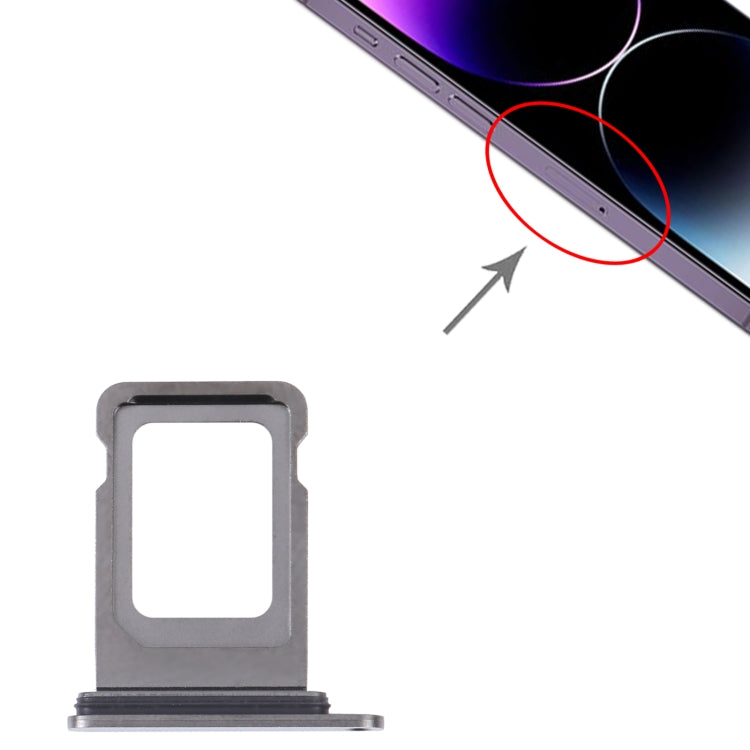 SIM+SIM Card Tray for iPhone 14 Pro (Black) -  by PMC TechLife | Online Shopping South Africa | PMC TechLife