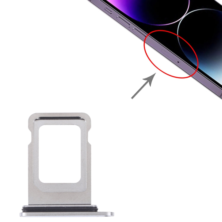 SIM+SIM Card Tray for iPhone 14 Pro Max (Silver) -  by PMC TechLife | Online Shopping South Africa | PMC TechLife