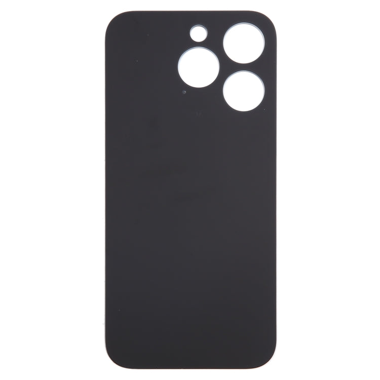 For iPhone 15 Pro Easy Replacement Big Camera Hole Glass Back Battery Cover(Blue) -  by PMC TechLife | Online Shopping South Africa | PMC TechLife
