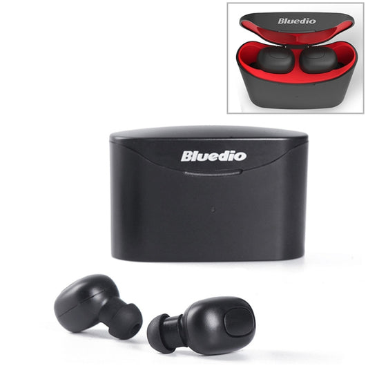 Bluedio TWS T-elf Bluetooth Version 5.0 In-Ear Bluetooth Headset with Headphone Charging Cabin(Red) - TWS Earphone by Bluedio | Online Shopping South Africa | PMC Jewellery | Buy Now Pay Later Mobicred