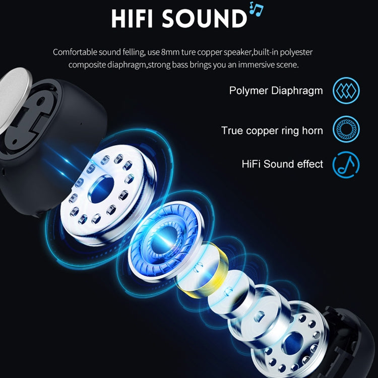 Q2 TWS Bluetooth 5.0 Binaural Stereo Wireless Sports Bluetooth Earphone(White) - TWS Earphone by PMC TechLife | Online Shopping South Africa | PMC TechLife