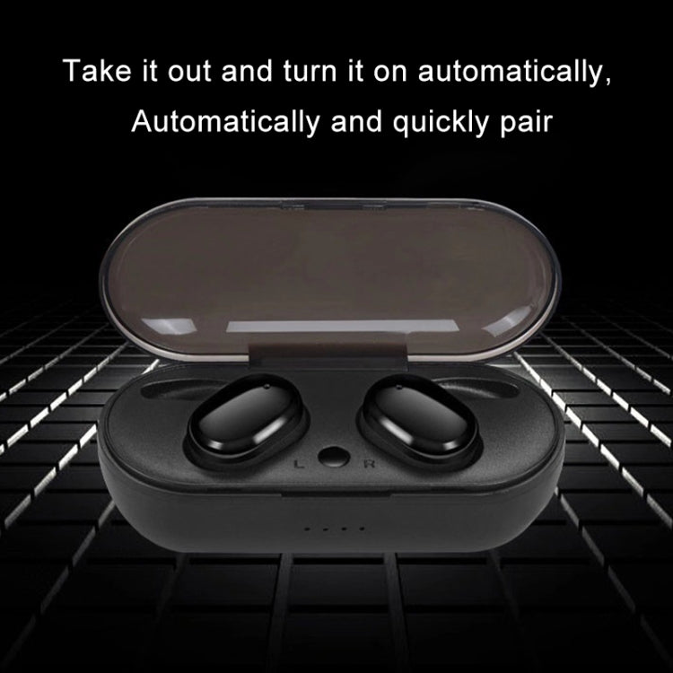 TWS-4 IPX5 Waterproof Bluetooth 5.0 Touch Wireless Bluetooth Earphone with Charging Box, Support HD Call & Voice Prompts(White) - TWS Earphone by PMC Jewellery | Online Shopping South Africa | PMC Jewellery