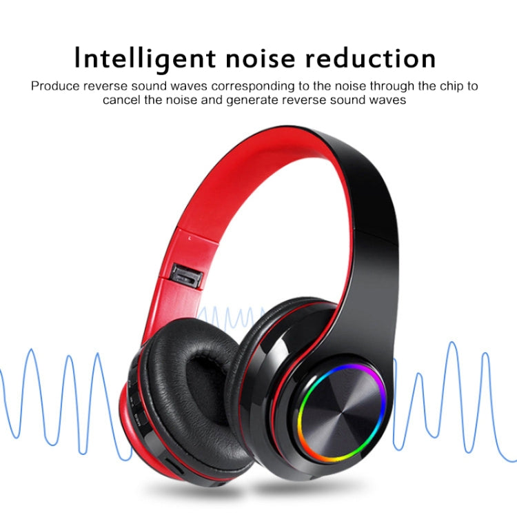 B39 Wireless Bluetooth V5.0 Headset (Red) - Headset & Headphone by PMC TechLife | Online Shopping South Africa | PMC TechLife