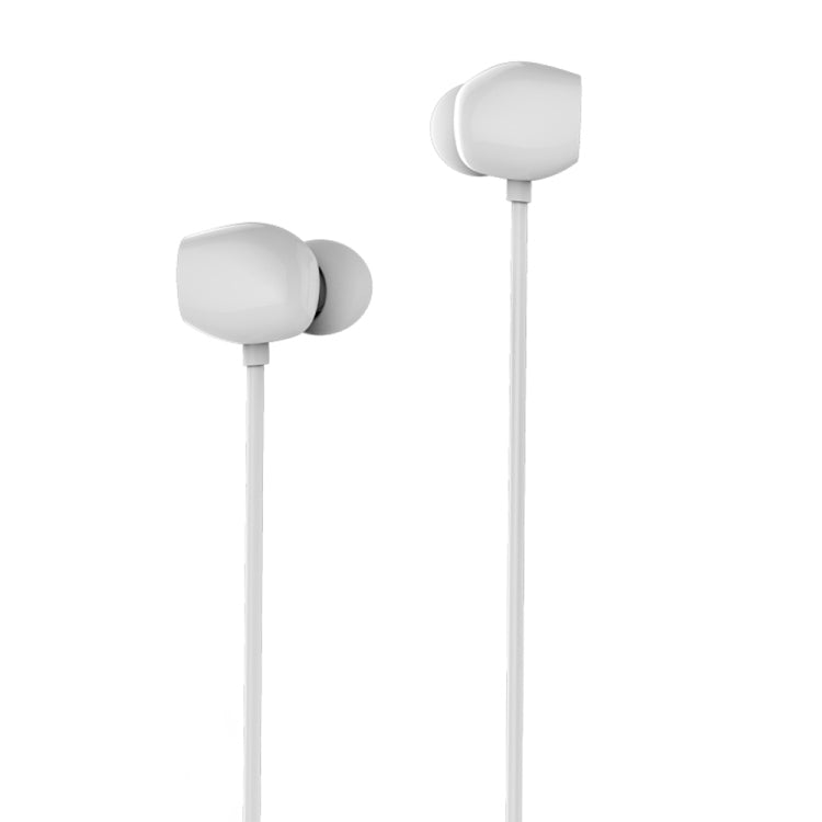 REMAX RM-550 3.5mm Gold Pin In-Ear Stereo Music Earphone with Wire Control + MIC, Support Hands-free (White) - Normal Style Earphone by REMAX | Online Shopping South Africa | PMC Jewellery