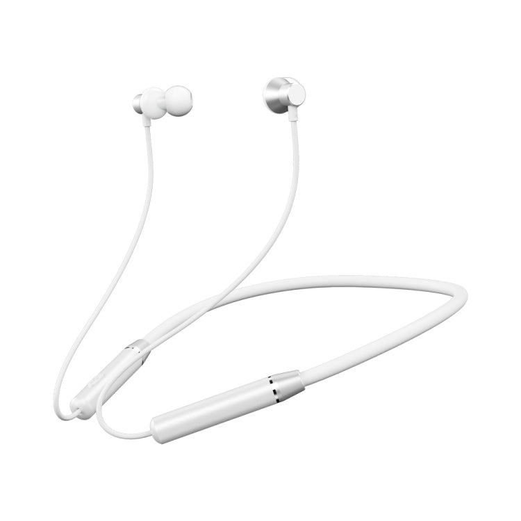 REMAX RB-S29 Linton Series Memory Neckband V5.0 Bluetooth Wireless Earphone (White) - Neck-mounted Earphone by REMAX | Online Shopping South Africa | PMC Jewellery