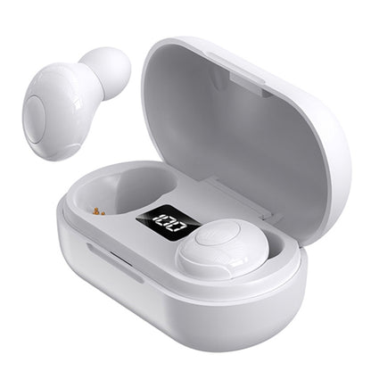 T8 TWS Intelligent Noise Cancelling IPX6 Waterproof Bluetooth Earphone with Magnetic Charging Box & Digital Display, Support Automatic Pairing & HD Call & Voice Assistant(White) - TWS Earphone by PMC Jewellery | Online Shopping South Africa | PMC Jewellery