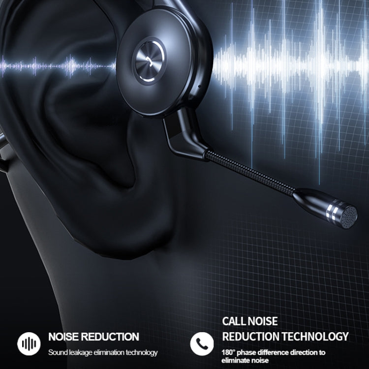 M-1 Back-mounted Touch Noise Reduction Bone Conduction Bluetooth Earphone with Detachable Microphone (Red) - Headset & Headphone by PMC TechLife | Online Shopping South Africa | PMC TechLife