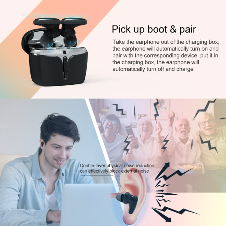 LE-703 Bluetooth 5.0 Waterproof True Wireless Sports Bluetooth Earphone (White) - TWS Earphone by PMC TechLife | Online Shopping South Africa | PMC TechLife