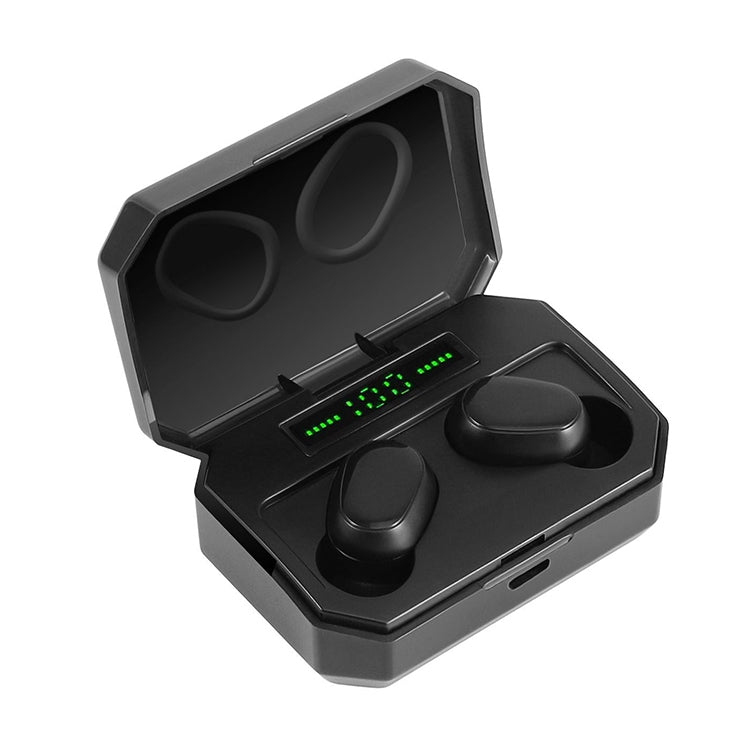 DT-14 Wireless Two Ear Bluetooth Headset Supports Touch & Smart Magnetic Charging & Power On Automatic Pairing(Black) - Bluetooth Earphone by PMC TechLife | Online Shopping South Africa | PMC TechLife