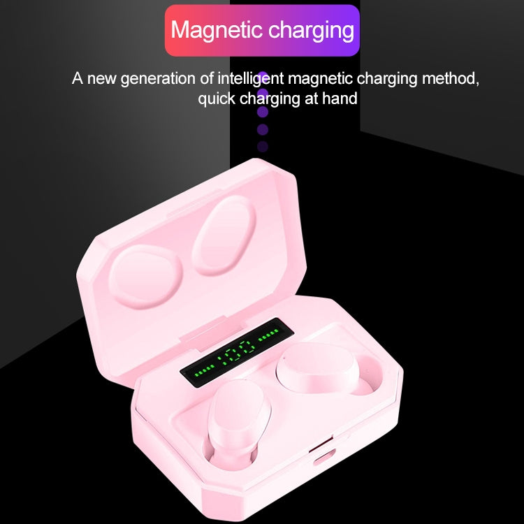DT-14 Wireless Two Ear Bluetooth Headset Supports Touch & Smart Magnetic Charging & Power On Automatic Pairing(Black) - Bluetooth Earphone by PMC TechLife | Online Shopping South Africa | PMC TechLife