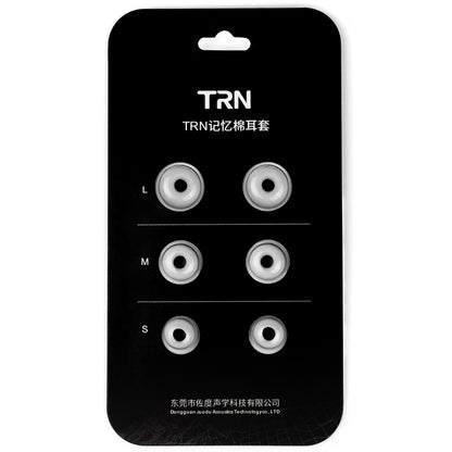 TRN Earphone Silicone Memory Foam Earplug(Grey) - Anti-dust & Ear Caps by TRN | Online Shopping South Africa | PMC Jewellery | Buy Now Pay Later Mobicred