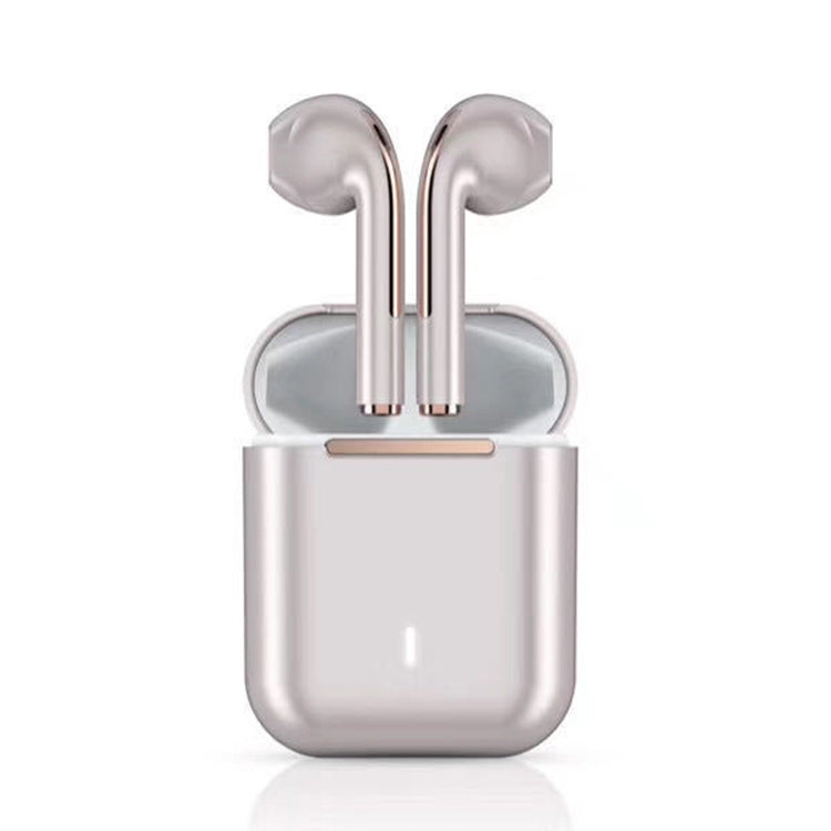 J18 Bluetooth 5.0 TWS Wireless Binaural Bluetooth Earphone with Charging Box(Rose Gold) - TWS Earphone by PMC TechLife | Online Shopping South Africa | PMC TechLife