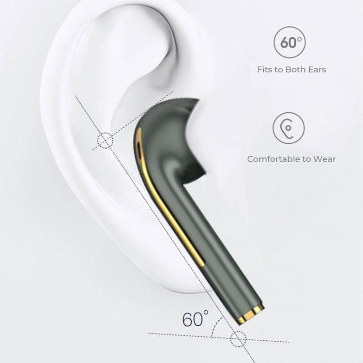 J18 Bluetooth 5.0 TWS Wireless Binaural Bluetooth Earphone with Charging Box(Rose Gold) - TWS Earphone by PMC TechLife | Online Shopping South Africa | PMC TechLife