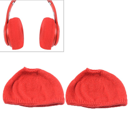 2 PCS Knitted Headphone Dustproof Protective Case for Beats Solo2 / Solo3(Red) - Anti-dust & Ear Caps by PMC Jewellery | Online Shopping South Africa | PMC Jewellery