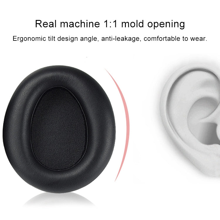 1 Pair Sponge Headphone Protective Case for Sony MDR-10RBT / 10RNC / 10R(Black) - Earmuff & Pad by PMC TechLife | Online Shopping South Africa | PMC TechLife