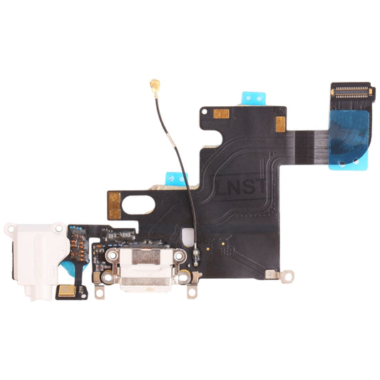 Original Charging Port Flex Cable for iPhone 6 (White) - iPhone 6/6 Plus Parts by PMC Jewellery | Online Shopping South Africa | PMC Jewellery