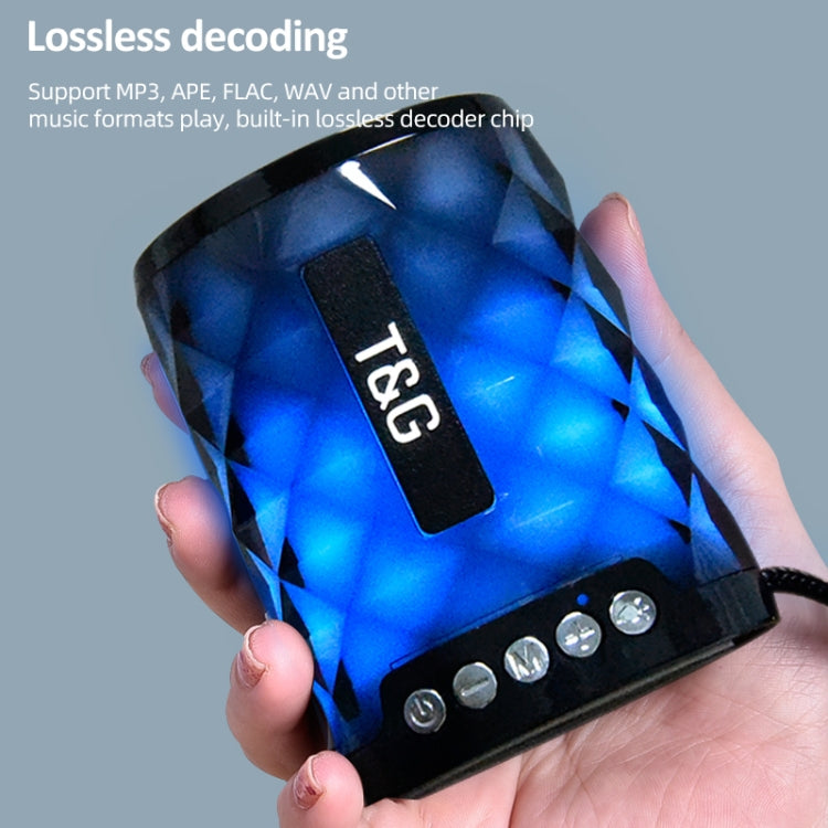 T&G TG155 Bluetooth 4.2 Mini Portable Wireless Bluetooth Speaker with Colorful Lights(Black) - Mini Speaker by T&G | Online Shopping South Africa | PMC TechLife | Buy Now Pay Later Mobicred