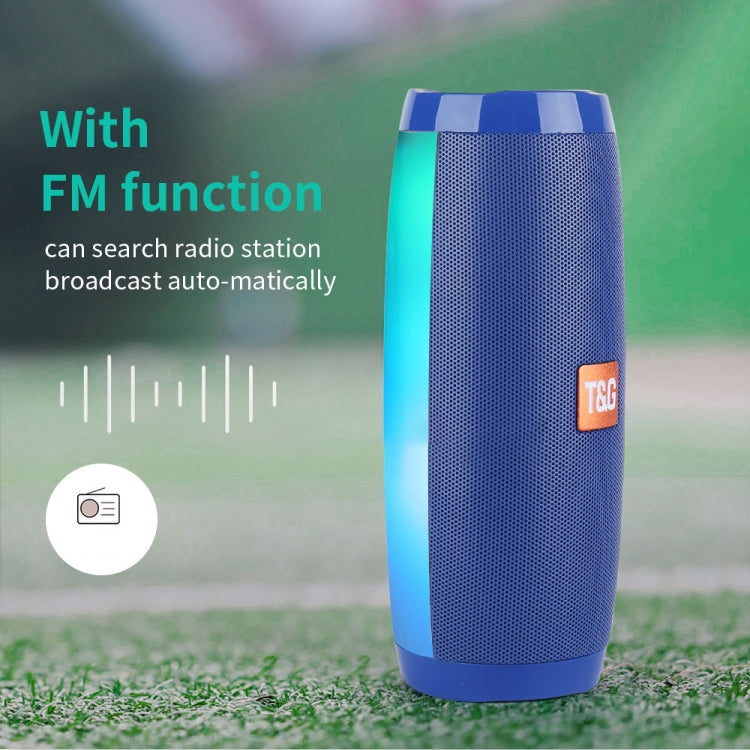 T&G TG157 Bluetooth 4.2 Mini Portable Wireless Bluetooth Speaker with Melody Colorful Lights(Black) - Mini Speaker by T&G | Online Shopping South Africa | PMC TechLife | Buy Now Pay Later Mobicred