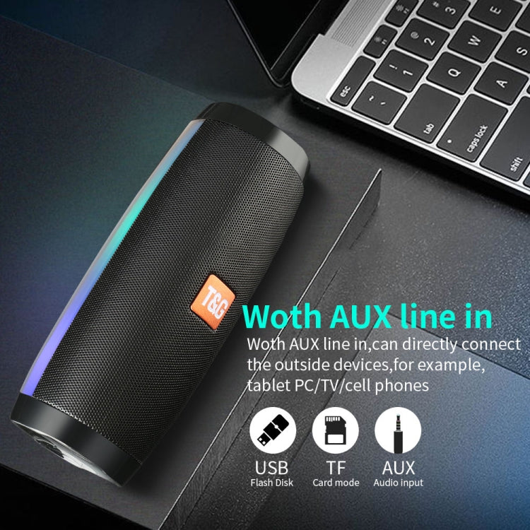 T&G TG157 Bluetooth 4.2 Mini Portable Wireless Bluetooth Speaker with Melody Colorful Lights(Red) - free shipping - PMC TechLife - Order now!
