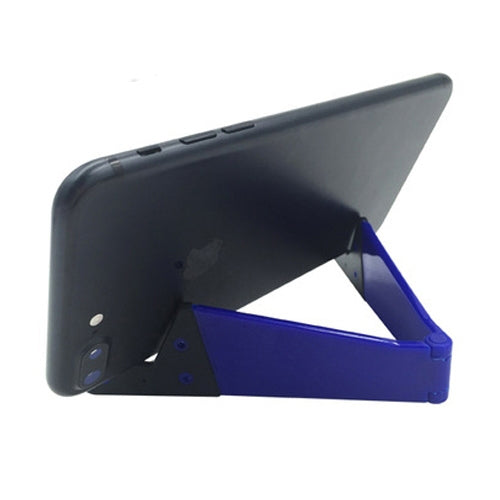 V Shape Universal Mobile Phone Tablet Bracket Holder (Dark Blue) - Desktop Holder by PMC TechLife | Online Shopping South Africa | PMC TechLife