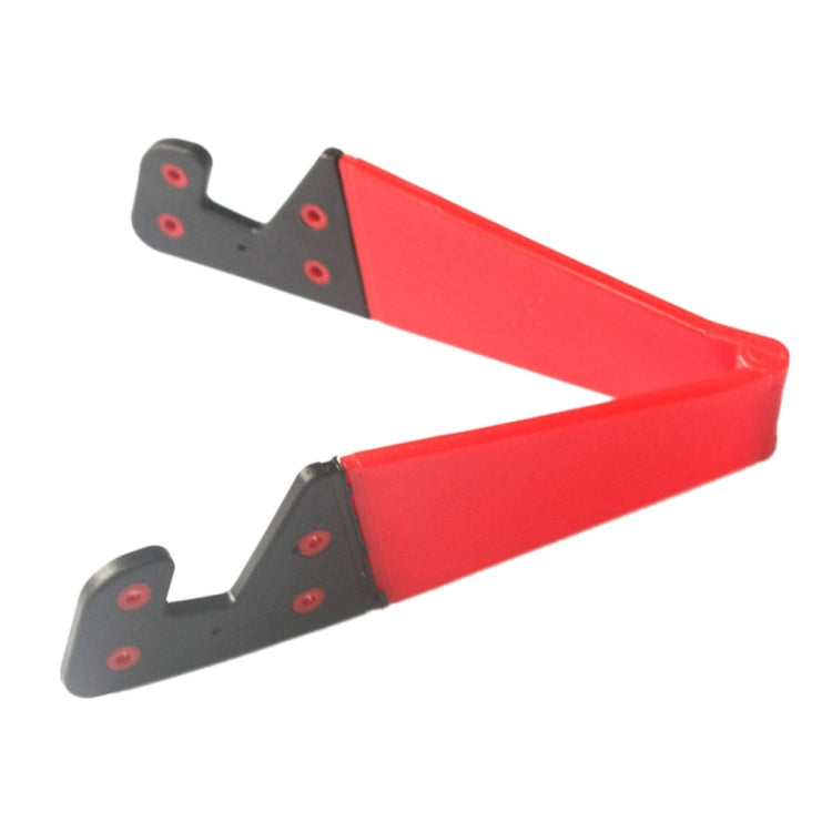 V Shape Universal Mobile Phone Tablet Bracket Holder (Red) - Desktop Holder by PMC TechLife | Online Shopping South Africa | PMC TechLife