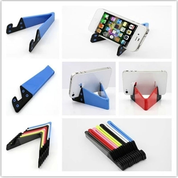 V Shape Universal Mobile Phone Tablet Bracket Holder (White) - Desktop Holder by PMC TechLife | Online Shopping South Africa | PMC TechLife