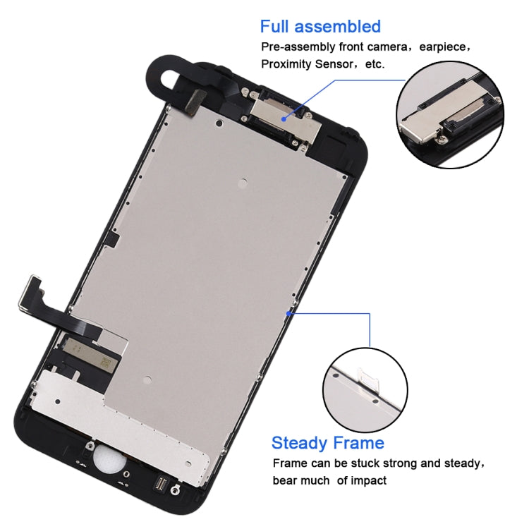 TFT LCD Screen for iPhone 7 with Digitizer Full Assembly include Front Camera (Black) - LCD Screen by PMC Jewellery | Online Shopping South Africa | PMC Jewellery