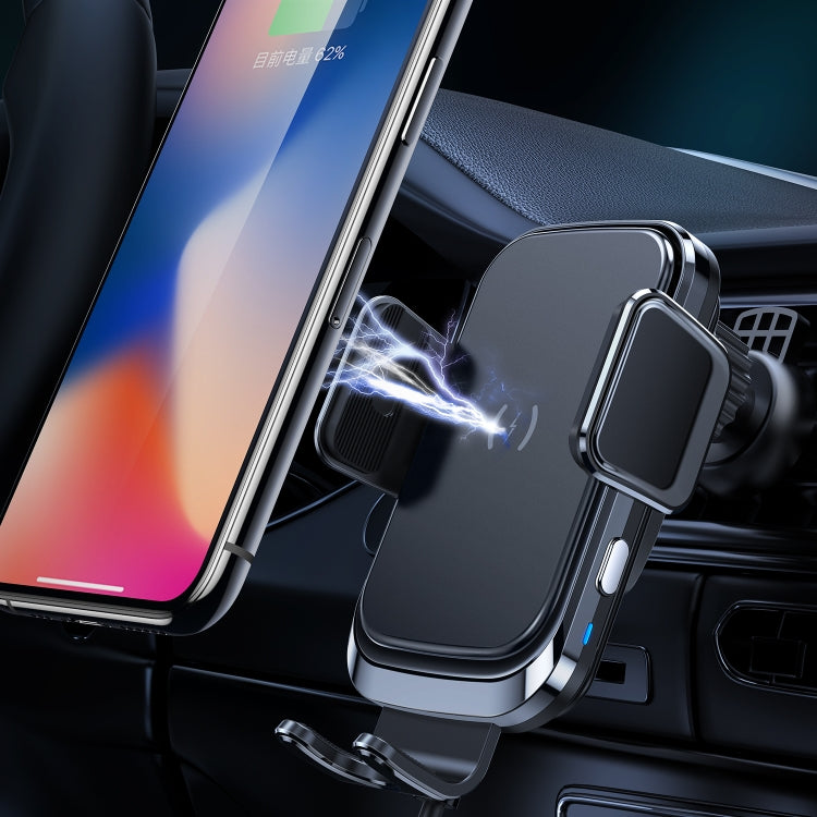 X7 Car Air Outlet Wireless Charging Mobile Phone Gravity Bracket Holder (Black) - Wireless Charger Holders by PMC TechLife | Online Shopping South Africa | PMC TechLife