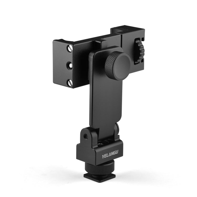 YELANGU PC10 360 Degree Rotating Horizontal Vertical Shooting Phone Clamp Holder Bracket (Black) - Desktop Holder by YELANGU | Online Shopping South Africa | PMC Jewellery | Buy Now Pay Later Mobicred