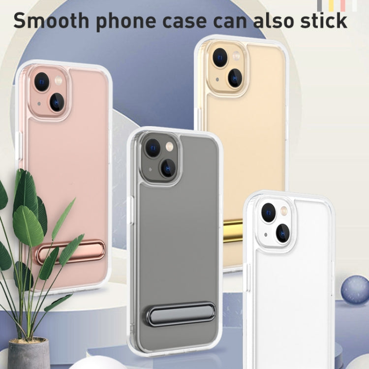 Integrated Mobile Phone Folding Holder (Gold) - Hand-Sticking Bracket by PMC TechLife | Online Shopping South Africa | PMC TechLife