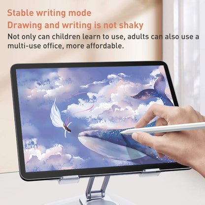 R-JUST T632 Acrylic 360 Degree Rotating Desktop Tablet Stand (Transparent) - Desktop Holder by R-JUST | Online Shopping South Africa | PMC Jewellery