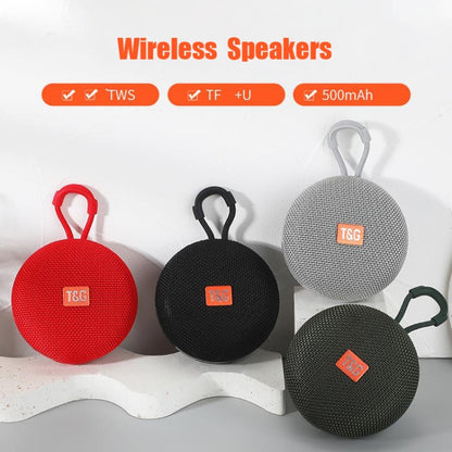 T&G TG352 Outdoor Portable Riding Wireless Bluetooth Speaker TWS Stereo Subwoofer, Support Handsfree Call / FM / TF(Black) - Mini Speaker by T&G | Online Shopping South Africa | PMC Jewellery