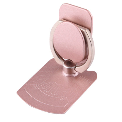 Cmzact CPS-2in1 2 in 1 Eagle Shape 360 Degrees Rotation Magnetic Phone Ring Stent Car Hook Mount(Rose Gold) - Ring Holder by PMC Jewellery | Online Shopping South Africa | PMC Jewellery