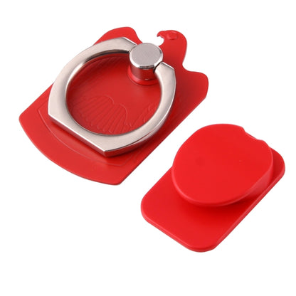 Cmzact CPS-2in1 2 in 1 Eagle Shape 360 Degrees Rotation Magnetic Phone Ring Stent Car Hook Mount(Red) - Ring Holder by PMC Jewellery | Online Shopping South Africa | PMC Jewellery