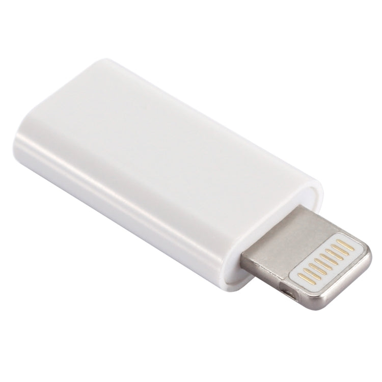 ENKAY Hat-Prince HC-6 Mini ABS USB-C / Type-C 3.1 to 8 Pin Port Connector Adapter(White) - Converter & Adapter by ENKAY | Online Shopping South Africa | PMC Jewellery | Buy Now Pay Later Mobicred