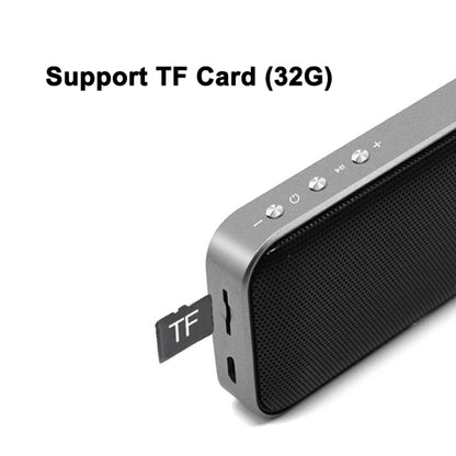 BT209 Outdoor Portable Ultra-thin Mini Wireless Bluetooth Speaker, Support TF Card & Hands-free Calling (Black) - Mini Speaker by PMC Jewellery | Online Shopping South Africa | PMC Jewellery