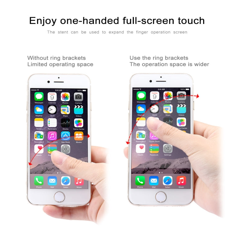 100 PCS Universal Finger Ring Mobile Phone Holder Stand(Gold) - Ring Holder by PMC TechLife | Online Shopping South Africa | PMC TechLife