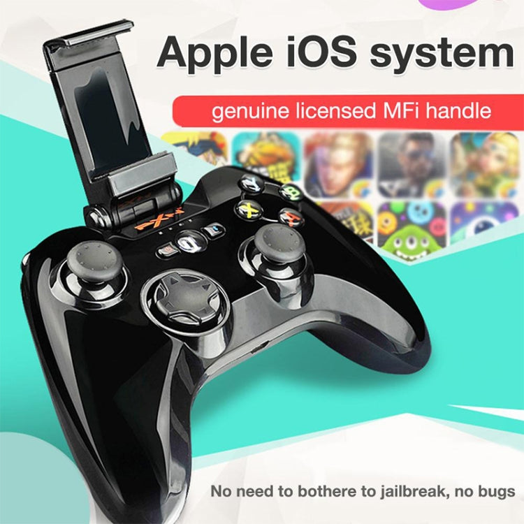 PXN PXN-6603 MFI Mobile Phone Wireless Bluetooth Game Handle Controller, Compatible with iOS System(Black) - Controller Gamepad by PXN | Online Shopping South Africa | PMC Jewellery