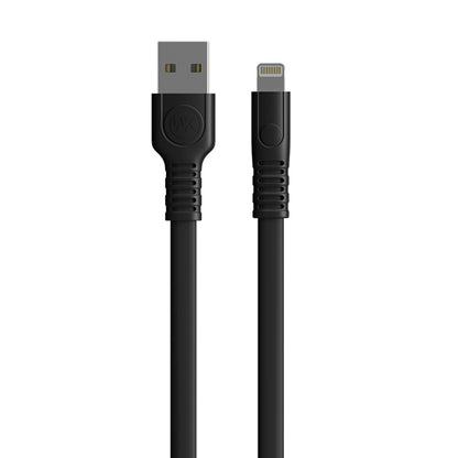 WK WDC-066i 2.1A 8 Pin Flushing Charging Data Cable, Length: 2m(Black) - Normal Style Cable by WK | Online Shopping South Africa | PMC Jewellery