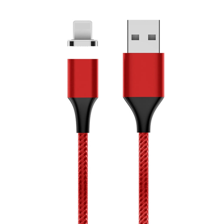 M11 5A USB to 8 Pin Nylon Braided Magnetic Data Cable, Cable Length: 1m (Red) - Charging Cable & Head by PMC TechLife | Online Shopping South Africa | PMC TechLife