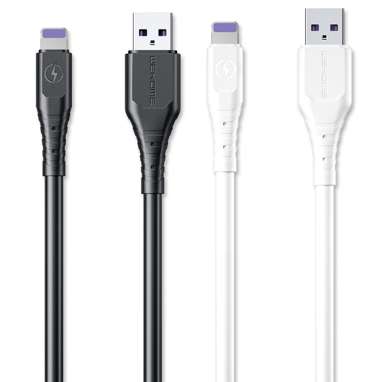 WK WDC-152 6A 8 Pin Fast Charging Data Cable, Length: 2m (White) - Normal Style Cable by WK | Online Shopping South Africa | PMC Jewellery
