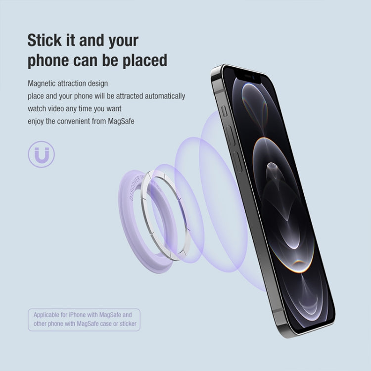 NILLKIN Portable PU Leather Magnetic Ring Sticker (Green) - Hand-Sticking Bracket by NILLKIN | Online Shopping South Africa | PMC TechLife | Buy Now Pay Later Mobicred