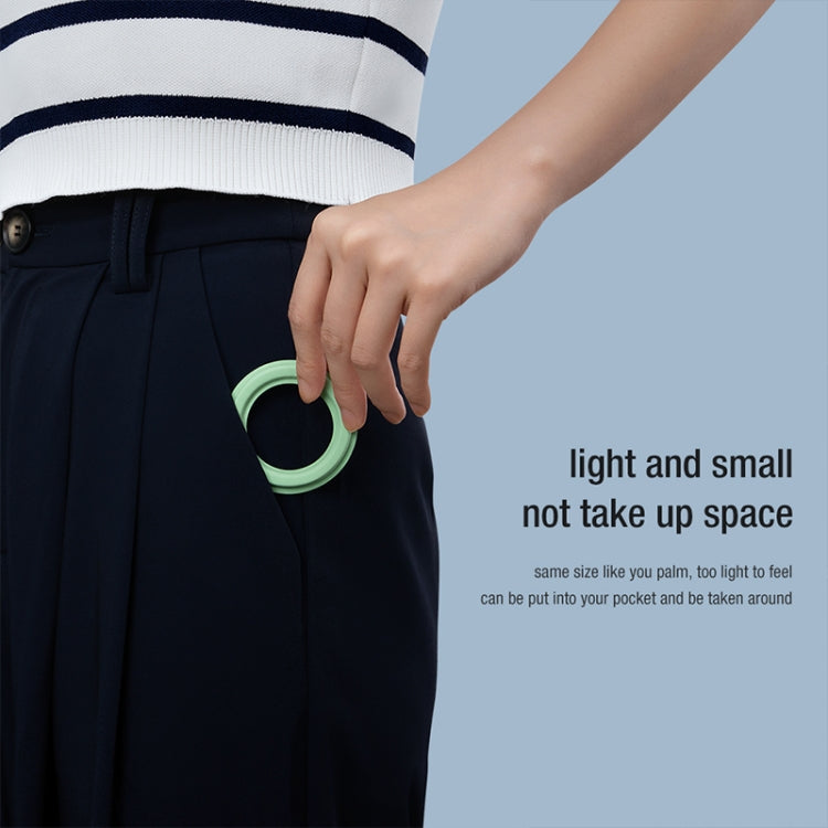 NILLKIN Portable PU Leather Magnetic Ring Sticker (Green) - Hand-Sticking Bracket by NILLKIN | Online Shopping South Africa | PMC TechLife | Buy Now Pay Later Mobicred