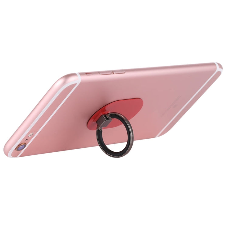 Universal Phone Adhesive Metal Plate 360 Degree Rotation Stand Finger Grip Ring Holder(Red) - Ring Holder by PMC Jewellery | Online Shopping South Africa | PMC Jewellery