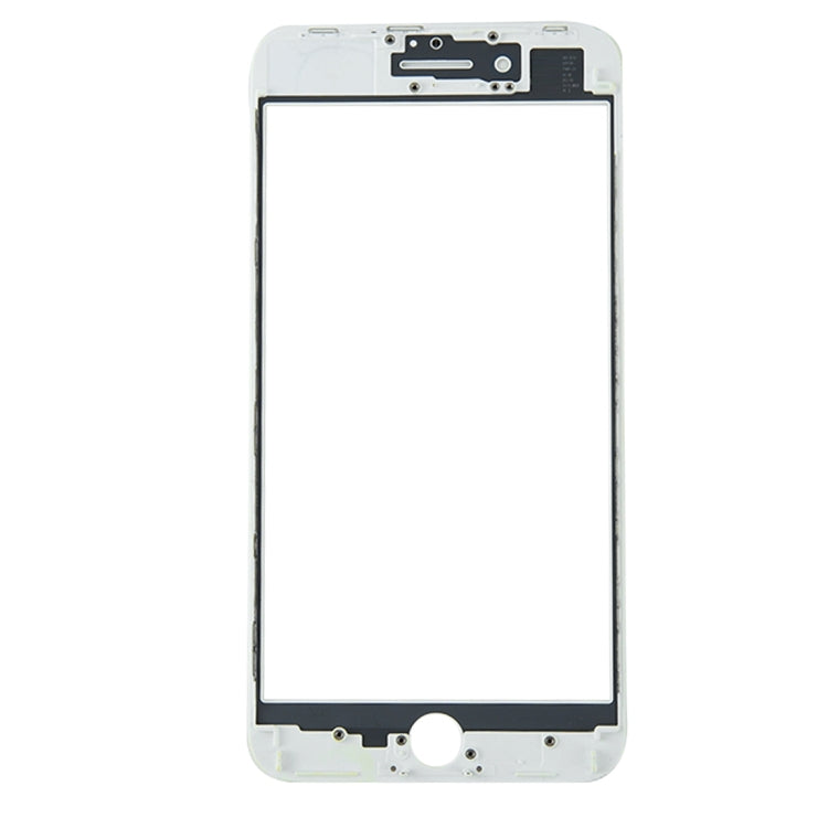 Front Screen Outer Glass Lens with Front LCD Screen Bezel Frame & OCA Optically Clear Adhesive for iPhone 8 Plus(White) - free shipping - PMC TechLife - Order now!
